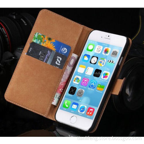 2014 new arrival leather case for iPhone 6New